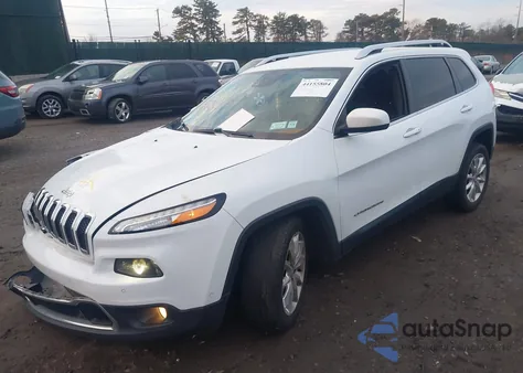 2015 Jeep Cherokee Limited z USA, uszkodzony, nr VIN 1C4PJLDBXFW722011